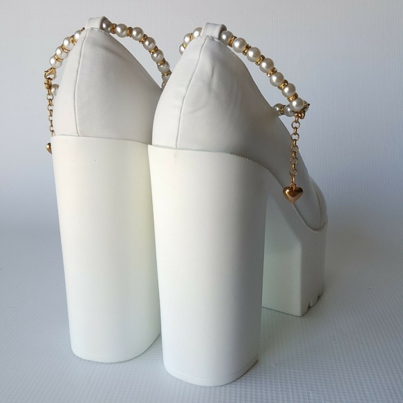 MEILANYA Chunky Platform Ankle Strappy Buckle 7.5 - Picture 3 of 8